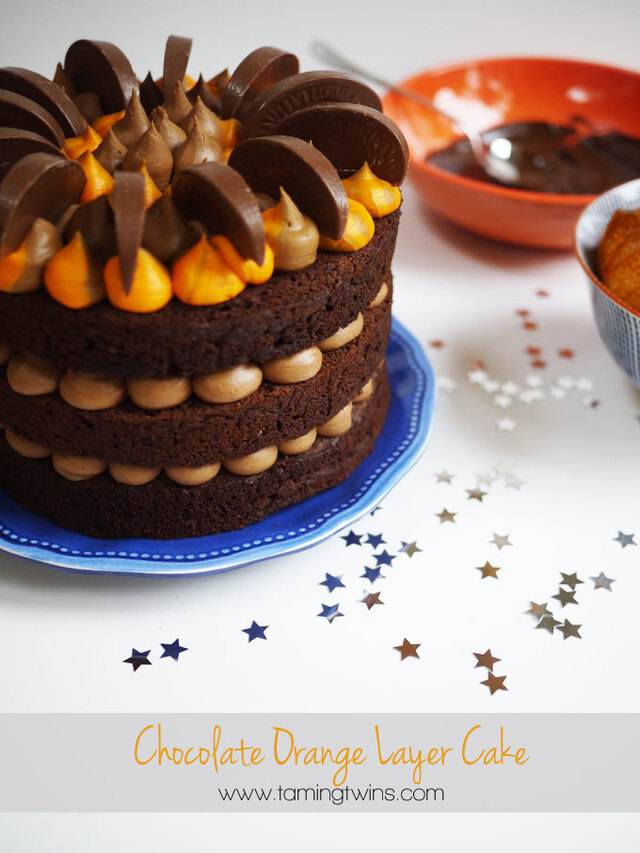 Chocolate Orange Layer Cake Recipe & Festive Food Friday #3