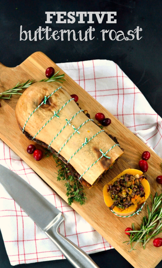 Recipe: Festive Butternut Roast (& what makes the ultimate vegetarian & vegan Christmas dinner?)
