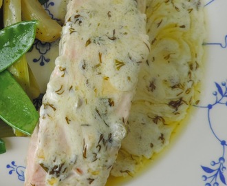 Lemon Buttered Salmon with Dill