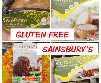 What Gluten Free Christmas Products are Sainsbury’s selling this year?