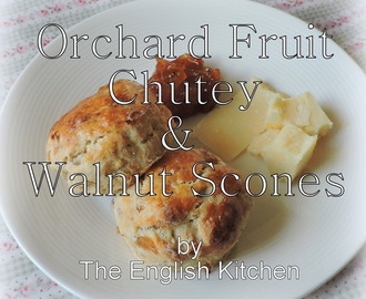Orchard Fruit Chutney and Walnut Scones