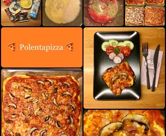 💚 🍕 Polentapizza 🍕 … sehr lecker und 💚 glutenfrei 💚