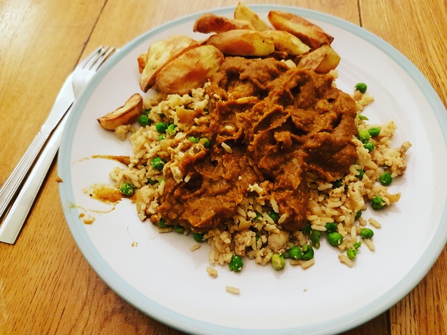 Slimming World Mushy Pea Curry Sauce With Homemade Egg Friend Rice Recipe From Mytaste