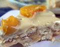 Torta fría de Duraznos en almíbar