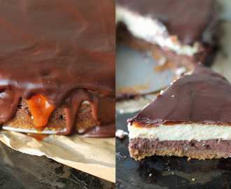 Double Chocolate Cheesecake mit Karamell