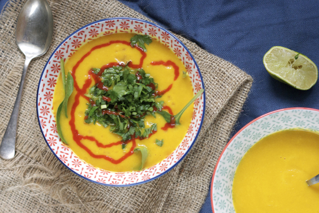 Food: Squash, sweet potato and ginger soup