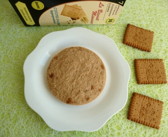 cookie cru hyperprotéiné aux speculoos avec yaourt de soja et psyllium (diététique, sans oeuf ni beurre et riche en fibres)