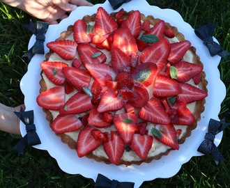 La tarte aux fraises de Daphné, la meilleure...à ce jour...tout au thermomix ou non