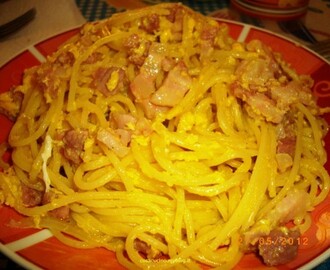 L’esclusiva ricetta degli spaghetti alla carbonara dello Chef Borgomeo..una novità