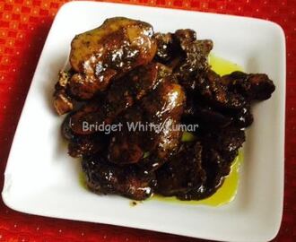 CHICKEN LIVER AND GIZZARDS PEPPER FRY - AN OLD COLONIAL ANGLO-INDIAN DISH
