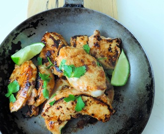 Spicy Coriander and Lime chicken