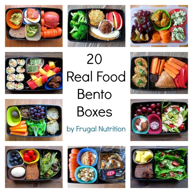 Real Food Bento Box Round Up: 20 Lunch Box Ideas