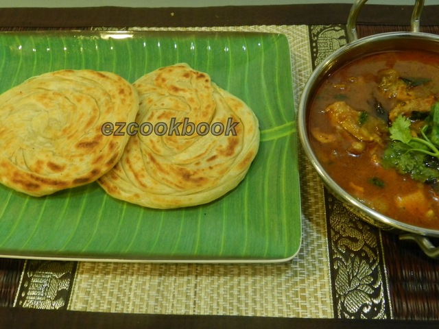 Parotta |  How To Make Parotta At Home  With Step By Step Picture