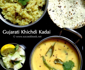 Gujarati Khichdi Kadhi