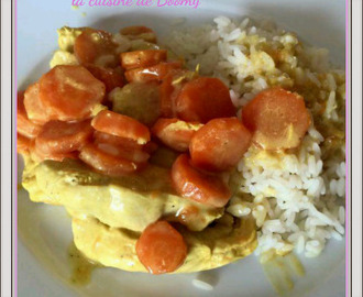Poulet aux carottes sauce curry (Cookeo)