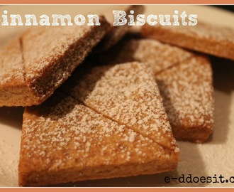 Cinnamon Biscuits