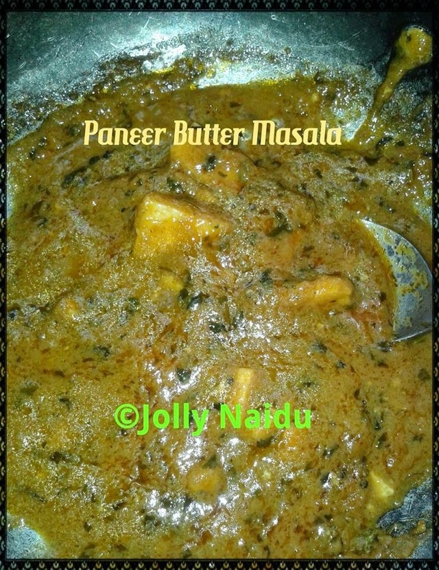 Paneer Butter Masala in Restaurant Style