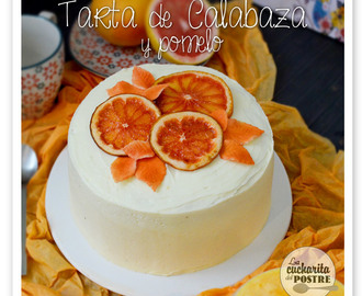 TARTA DE CALABAZA Y POMELO / GRAPEFRUIT AND PUMPKIN LAYER CAKE