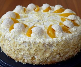 Pfirsich-Raffaello-Torte