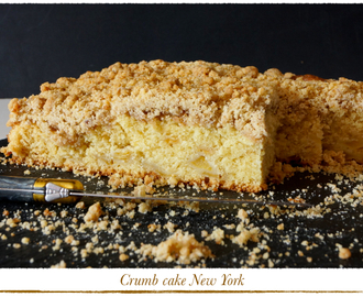 Crumb Cake comme à New York – Gâteau moelleux aux pommes et crumble