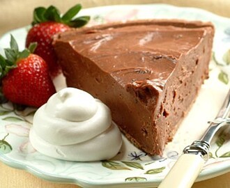 Un dolce per i più golosi, cheesecake con mousse di cioccolato