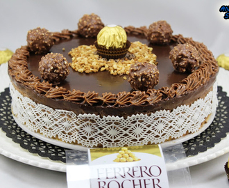 Tarta de Ferrero Rocher y nutella