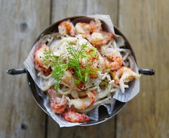 Rapukauden helppo pasta | Easy crayfish pasta