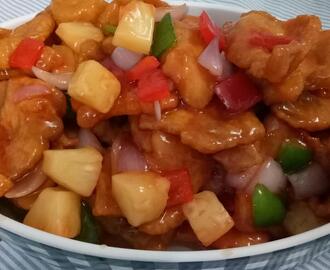 Sweet And Sour Pork With Custard Powder