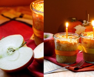 Apfel-Streusel-Kuchen im Glas zum 2. Bloggeburtstag von Alles und Anderes [+ Give Away]