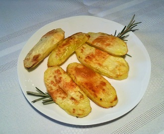 Patate arrosto veloci e light con il microonde - Speedy and light baked potatoes with the microwave.