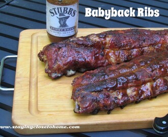 Smoked Sweet Baby Back Ribs with Stubbs Newest Sauce