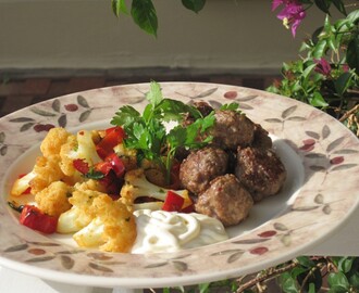 Köttbullar med Turkisk Blomkål