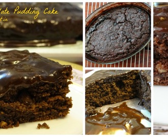 Eggless Chocolate pudding cake
