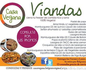 Casa Vegana - Comida Vegetariana en Belgrano | $AR 35