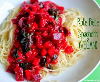 Rote Bete Spaghetti (VEGAN)