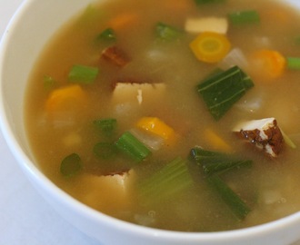 Miso Soup with Garlic and Ginger
