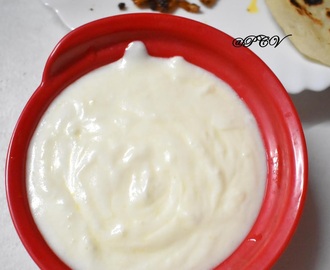 Garlic Sauce Recipe/Garlic Yogurt Sauce
