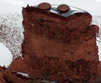 Receita simples de bolo mousse de chocolate