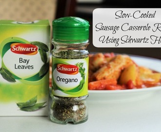 Slow-Cooked Sausage Casserole Recipe Using Schwartz Herbs