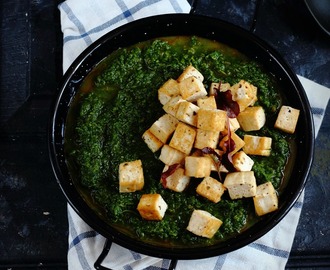 Vegan Kale and Herby tofu curry #moderntwisttoindiancurry #kale #tofu #supportwomenscricket #nowonblog #jcookingodyssey