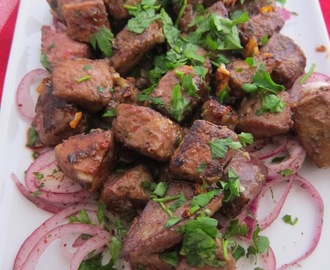 Spicy Turkish Liver in the Albanian style: Arnavut Ciğeri