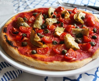 Pâte à pizza croustillante et légère comme au restaurant, une longue levée pour très peu de levure!