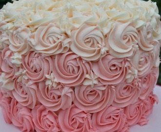 Pink Rose Birthday Cake #BakeoftheWeek