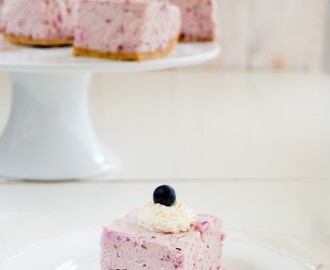 “Fruit Smoothie” No-Bake Cheesecake