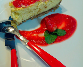 Cheesecake alle fragole (in collaborazione con Villa D'Este Home - Tivoli)