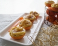 Naranjas rellenas de Bizcocho de chocolate y crema pastelera