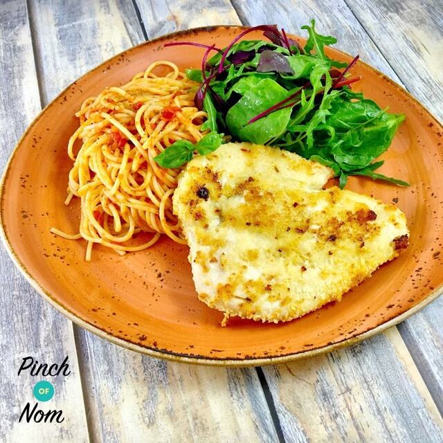 Low Syn Chicken Milanese with Spaghetti Pomodoro | Slimming World