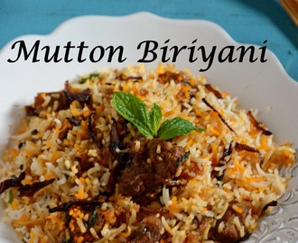 Mutton Dhum Biriyani - Step by step
