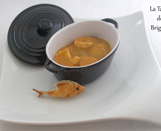 Cassolette de poissons à la sauce homardine