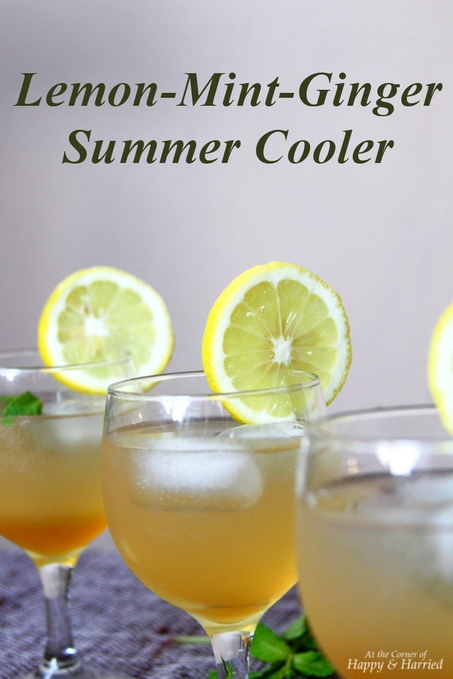 Lemon, Mint And Ginger Summer Cooler (Juice Concentrate)
